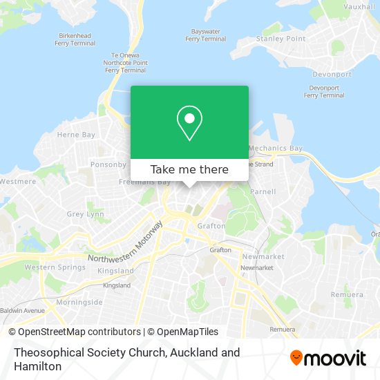 Theosophical Society Church map