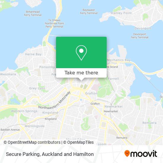 Secure Parking map