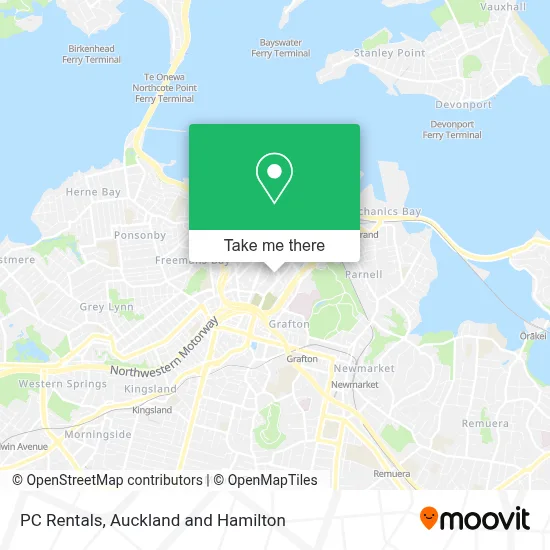 PC Rentals map