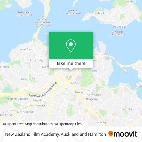 New Zealand Film Academy map