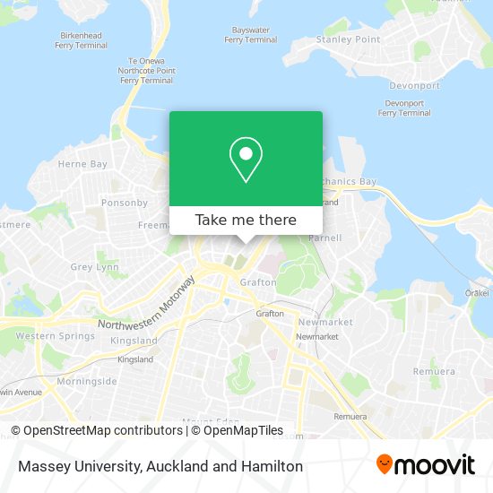 Massey University map