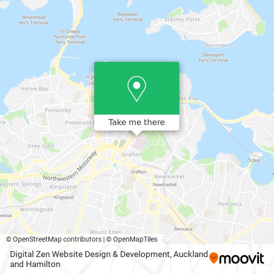 Digital Zen Website Design & Development map