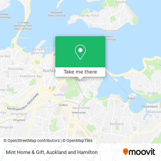 Mint Home & Gift map