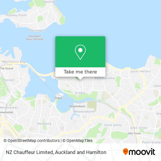 NZ Chauffeur Limited map