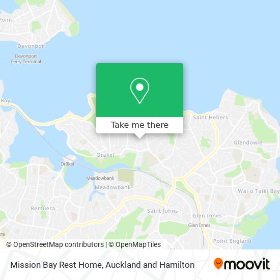 Mission Bay Rest Home map