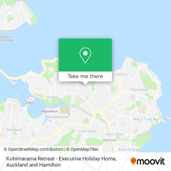 Kohimarama Retreat - Executive Holiday Home map