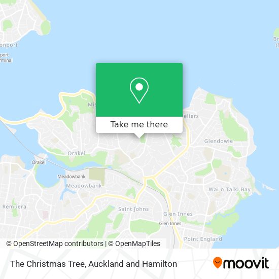The Christmas Tree map