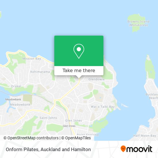 Onform Pilates map