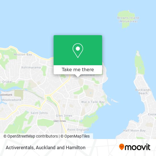 Activerentals map