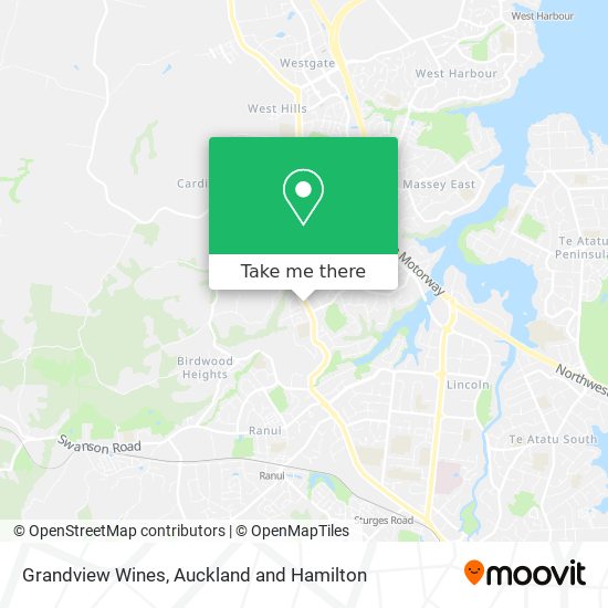 Grandview Wines map