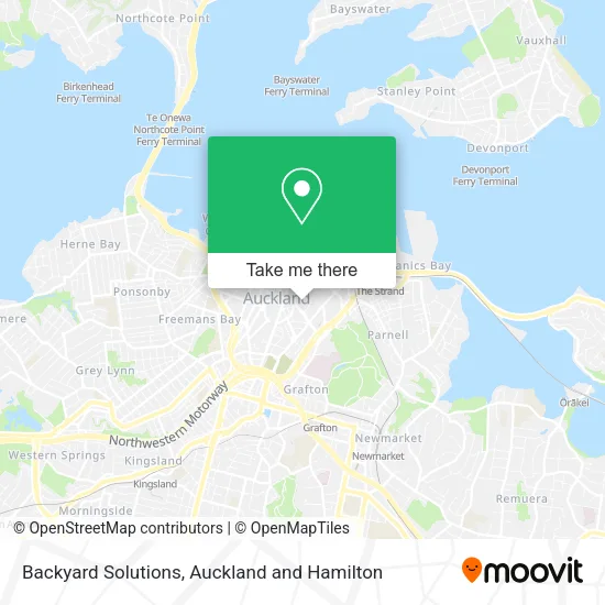 Backyard Solutions map