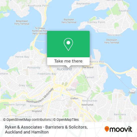 Ryken & Associates - Barristers & Solicitors map