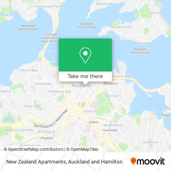 New Zealand Apartments地图