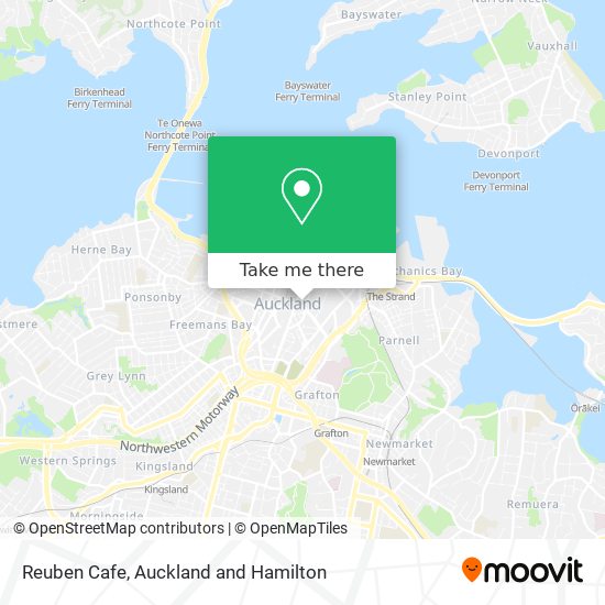 Reuben Cafe map