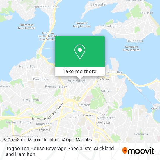Togoo Tea House Beverage Specialists map