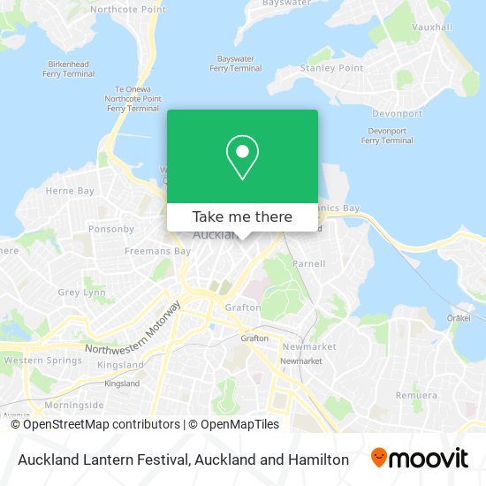 Auckland Lantern Festival地图