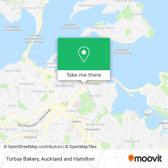 Torbay Bakery map