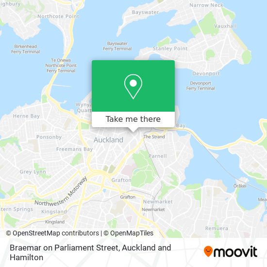 Braemar on Parliament Street map