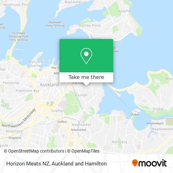 Horizon Meats NZ map