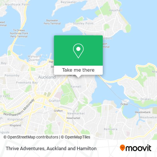 Thrive Adventures map