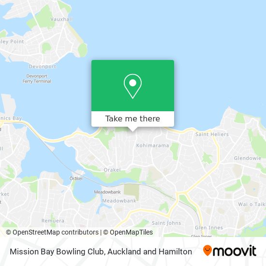 Mission Bay Bowling Club地图