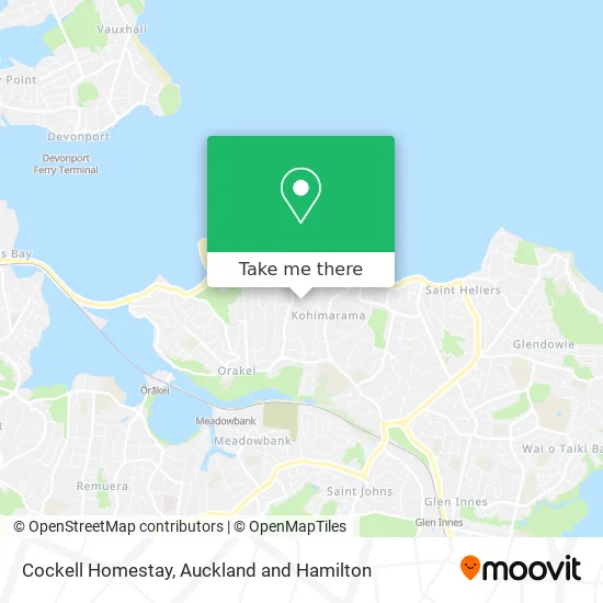 Cockell Homestay map
