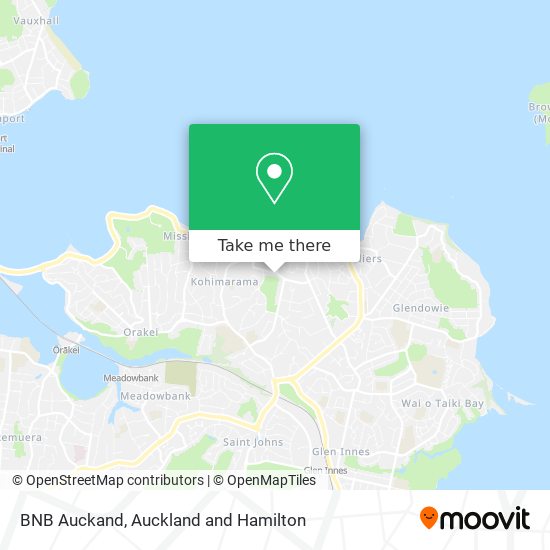 BNB Auckand map