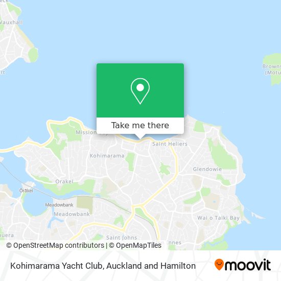 Kohimarama Yacht Club map