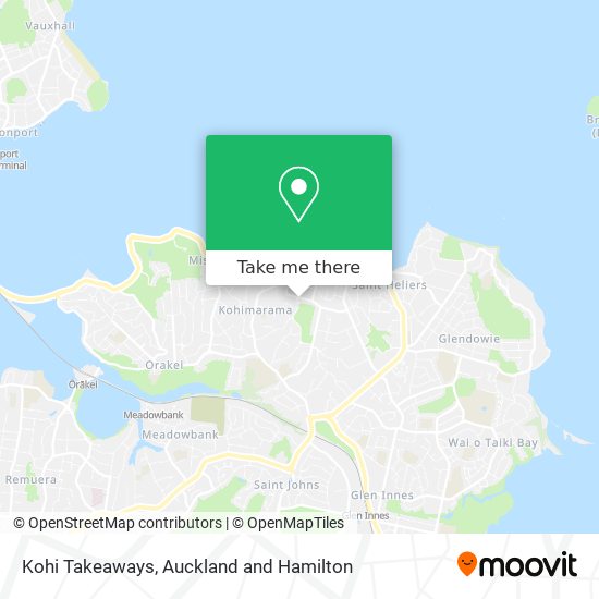 Kohi Takeaways地图