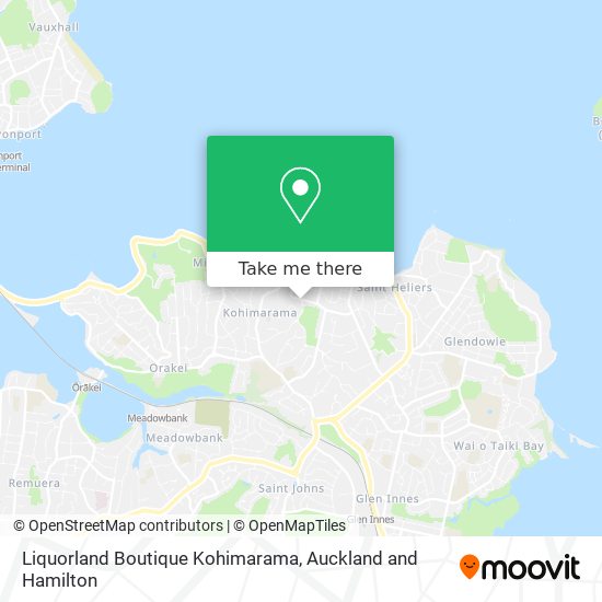 Liquorland Boutique Kohimarama map