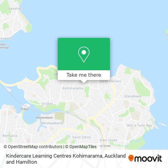 Kindercare Learning Centres Kohimarama map