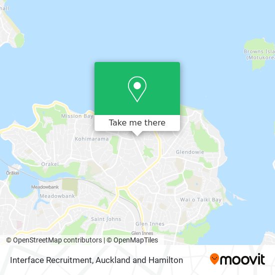 Interface Recruitment map