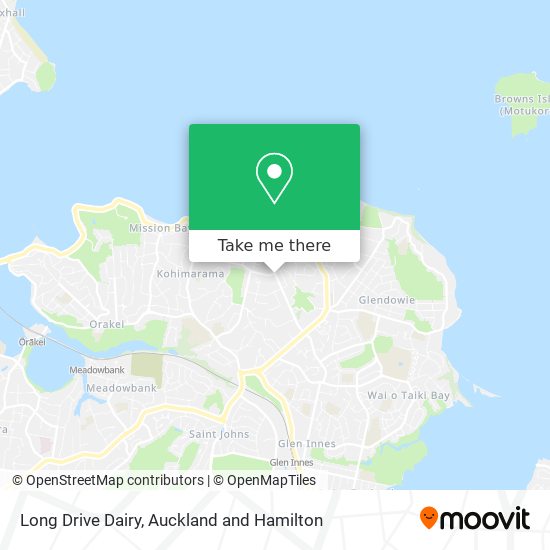 Long Drive Dairy map