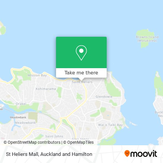 St Heliers Mall map