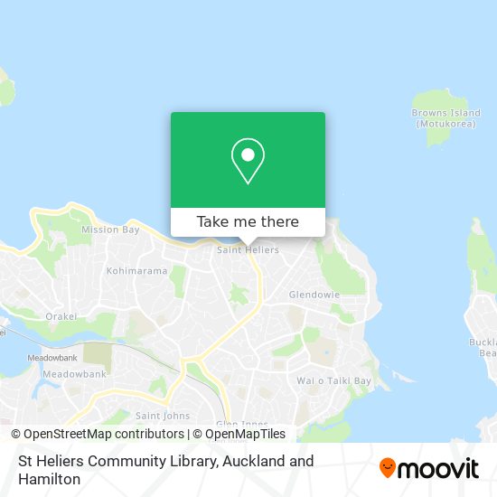 St Heliers Community Library map