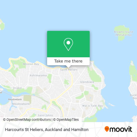 Harcourts St Heliers map