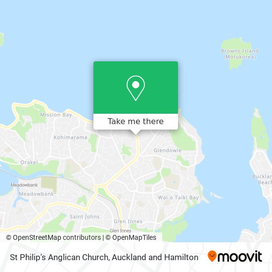 St Philip's Anglican Church map