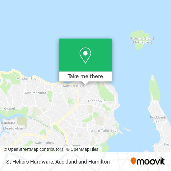 St Heliers Hardware map