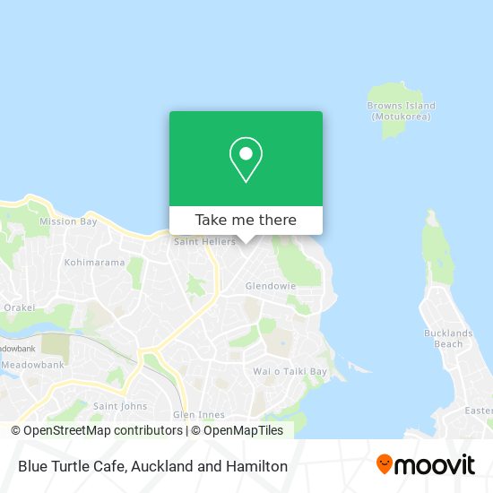 Blue Turtle Cafe map