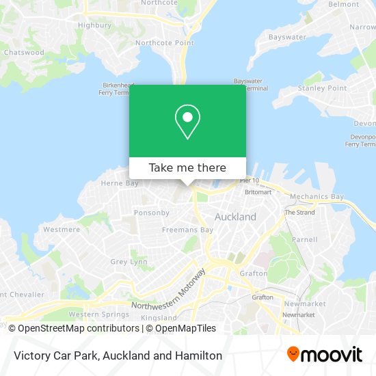 Victory Car Park map