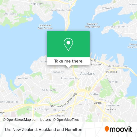 Urs New Zealand地图