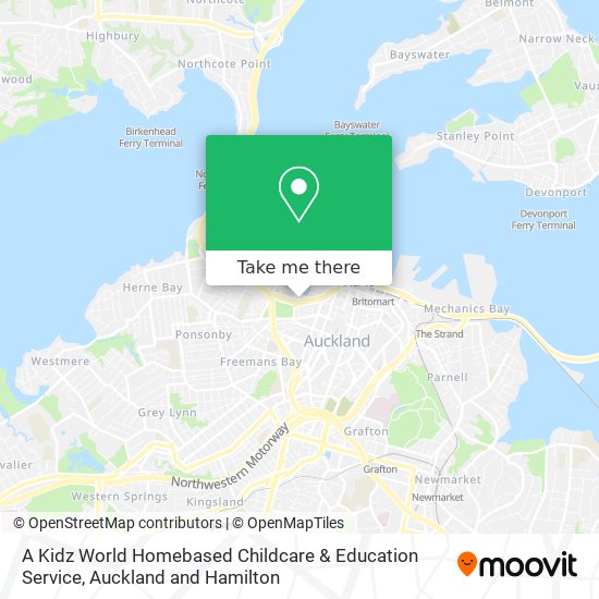 A Kidz World Homebased Childcare & Education Service map