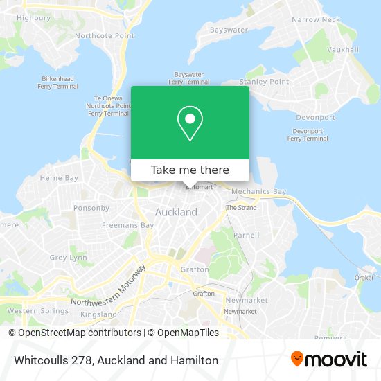 Whitcoulls 278 map