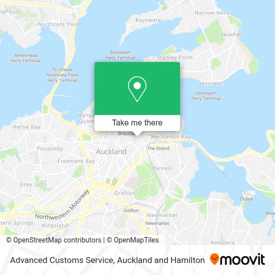 Advanced Customs Service map