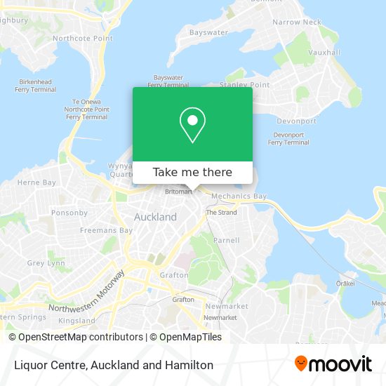 Liquor Centre map