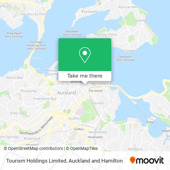 Tourism Holdings Limited map