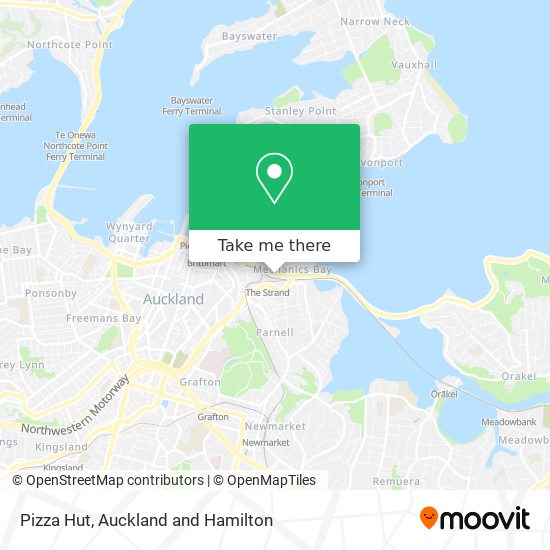 Pizza Hut map