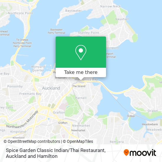 Spice Garden Classic Indian / Thai Restaurant map