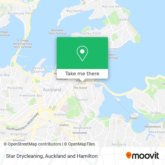 Star Drycleaning map