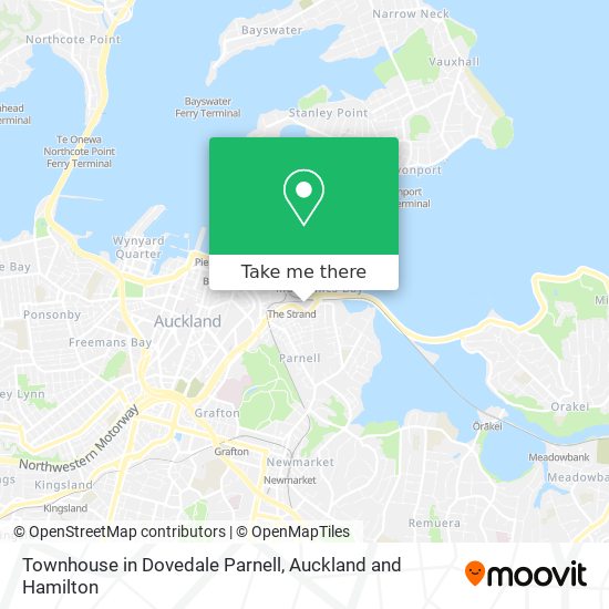 Townhouse in Dovedale Parnell map